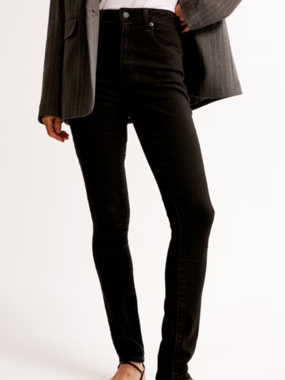 Abercrombie & Fitch - 30L - Super Skinny Ankle - High Rise Jean (Curve Love)